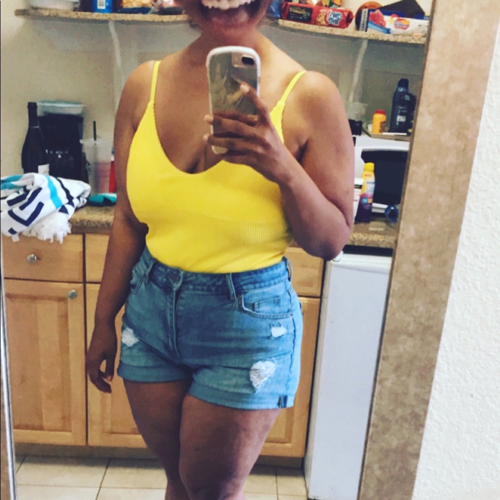 Yellow Hollister Bathing Suit